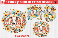 Mothers day clipart | Cowhide Mama | MAMA Product Image 1