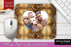 Animal Print Photo Mouse Pad PNG - Wild Animal Picture Frame Product Image 1