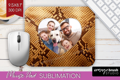 Animal Print Photo Mouse Pad PNG - Wild Animal Picture Frame Product Image 1