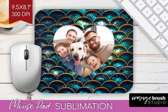 Animal Print Photo Mouse Pad PNG - Wild Animal Picture Frame Product Image 1