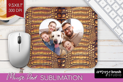 Animal Print Photo Mouse Pad PNG - Wild Animal Picture Frame Product Image 1