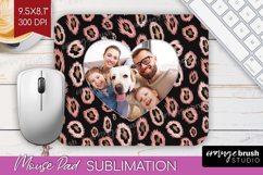Animal Print Photo Mouse Pad PNG - Wild Animal Picture Frame Product Image 1