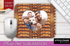 Animal Print Photo Mouse Pad PNG - Wild Animal Picture Frame Product Image 1