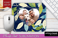 Eucalyptus Photo Mouse Pad PNG - Botanical Picture Frame Pad Product Image 1