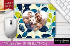 Eucalyptus Photo Mouse Pad PNG - Botanical Picture Frame Pad Product Image 1