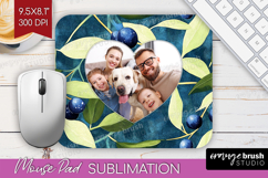 Eucalyptus Photo Mouse Pad PNG - Botanical Picture Frame Pad Product Image 1