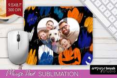 Halloween Photo Mouse Pad PNG - Brush Stroke Picture Frame Product Image 1