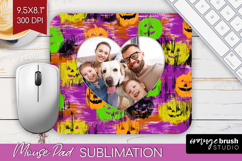 Halloween Photo Mouse Pad PNG - Brush Stroke Picture Frame Product Image 1