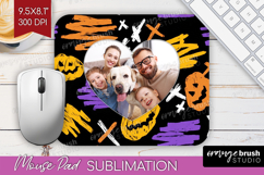 Halloween Photo Mouse Pad PNG - Brush Stroke Picture Frame Product Image 1