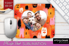 Halloween Photo Mouse Pad PNG - Brush Stroke Picture Frame Product Image 1
