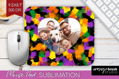Halloween Photo Mouse Pad PNG - Brush Stroke Picture Frame Product Image 1