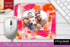 Brush Stroke Photo Mouse Pad PNG - Abstract Texture Picture Product Image 1