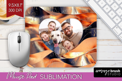 Rose Gold Photo Mouse Pad PNG - Abstract Picture Frame Mouse Product Image 1