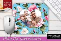 Spring Photo Mouse Pad PNG - Flowers Picture Frame Mouse Pad Product Image 1