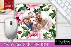 Spring Photo Mouse Pad PNG - Flowers Picture Frame Mouse Pad Product Image 1