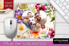 Spring Photo Mouse Pad PNG - Flowers Picture Frame Mouse Pad Product Image 1