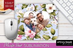 Spring Photo Mouse Pad PNG - Flowers Picture Frame Mouse Pad Product Image 1