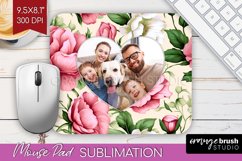 Spring Photo Mouse Pad PNG - Flowers Picture Frame Mouse Pad Product Image 1