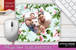 Spring Photo Mouse Pad PNG - Flowers Picture Frame Mouse Pad Product Image 1