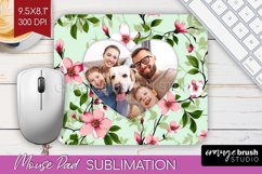 Spring Photo Mouse Pad PNG - Flowers Picture Frame Mouse Pad Product Image 1