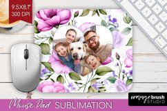 Spring Photo Mouse Pad PNG - Flowers Picture Frame Mouse Pad Product Image 1