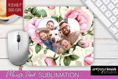 Spring Photo Mouse Pad PNG - Flowers Picture Frame Mouse Pad Product Image 1
