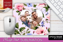 Spring Photo Mouse Pad PNG - Flowers Picture Frame Mouse Pad Product Image 1