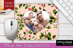 Spring Photo Mouse Pad PNG - Flowers Picture Frame Mouse Pad Product Image 1