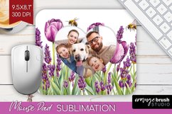 Wildflowers Photo Mouse Pad PNG - Floral Picture Frame Mouse Product Image 1