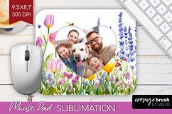 Wildflowers Photo Mouse Pad PNG - Floral Picture Frame Mouse Product Image 1