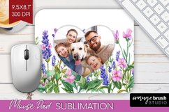 Wildflowers Photo Mouse Pad PNG - Floral Picture Frame Mouse Product Image 1