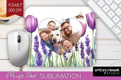 Wildflowers Photo Mouse Pad PNG - Floral Picture Frame Mouse Product Image 1