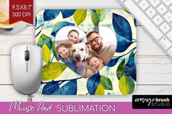 Eucalyptus Photo Mouse Pad PNG - Botanical Picture Frame Pad Product Image 1