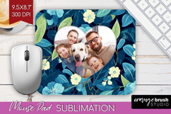 Eucalyptus Photo Mouse Pad PNG - Botanical Picture Frame Pad Product Image 1