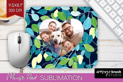 Eucalyptus Photo Mouse Pad PNG - Botanical Picture Frame Pad Product Image 1