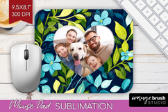 Eucalyptus Photo Mouse Pad PNG - Botanical Picture Frame Pad Product Image 1