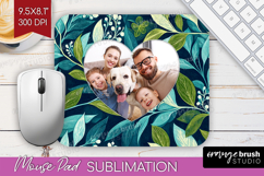 Eucalyptus Photo Mouse Pad PNG - Botanical Picture Frame Pad Product Image 1