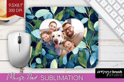 Eucalyptus Photo Mouse Pad PNG - Botanical Picture Frame Pad Product Image 1
