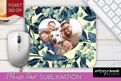Eucalyptus Photo Mouse Pad PNG - Botanical Picture Frame Pad Product Image 1
