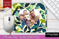 Eucalyptus Photo Mouse Pad PNG - Botanical Picture Frame Pad Product Image 1