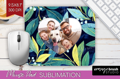 Eucalyptus Photo Mouse Pad PNG - Botanical Picture Frame Pad Product Image 1
