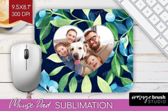 Eucalyptus Photo Mouse Pad PNG - Botanical Picture Frame Pad Product Image 1
