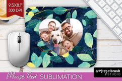 Eucalyptus Photo Mouse Pad PNG - Botanical Picture Frame Pad Product Image 1