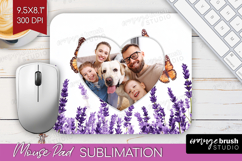 Wildflowers Photo Mouse Pad PNG - Summer Flowers Picture Pad Product Image 1