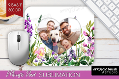 Wildflowers Photo Mouse Pad PNG - Summer Flowers Picture Pad Product Image 1