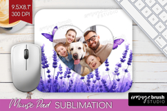 Wildflowers Photo Mouse Pad PNG - Summer Flowers Picture Pad Product Image 1