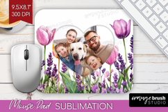 Wildflowers Photo Mouse Pad PNG - Summer Flowers Picture Pad Product Image 1