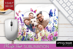 Wildflowers Photo Mouse Pad PNG - Summer Flowers Picture Pad Product Image 1