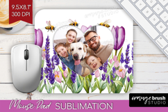 Wildflowers Photo Mouse Pad PNG - Summer Flowers Picture Pad Product Image 1