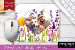 Wildflowers Photo Mouse Pad PNG - Summer Flowers Picture Pad Product Image 1